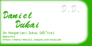 daniel dukai business card